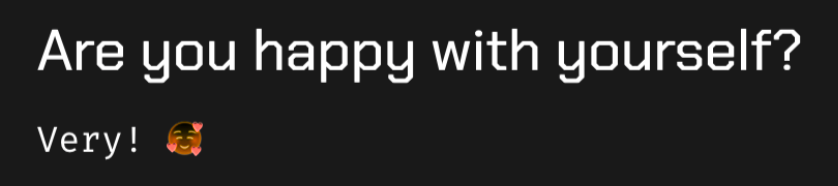 Inverted emoji on dark mode